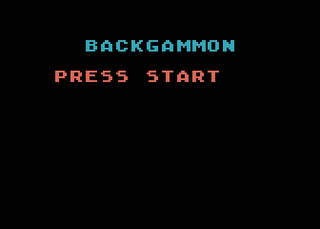 Atari GameBase Backgammon Robtek 1986