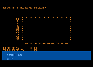 Atari GameBase Battleship Robtek 1986