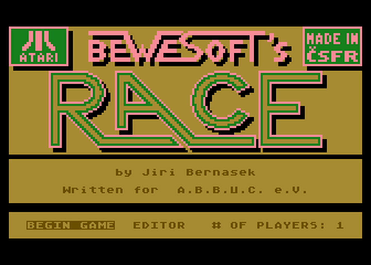 Atari GameBase Bewesoft's_Race ABBUC