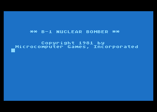 Atari GameBase B-1_Nuclear_Bomber Avalon_Hill 1981
