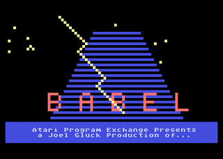 Atari GameBase Babel APX 1981