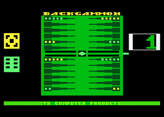 Atari GameBase Backgammon TK_Computer_Products