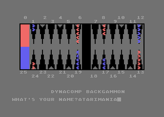 Atari GameBase Backgammon Dynacomp