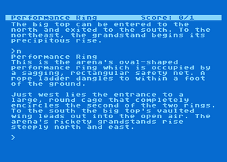Atari GameBase Ballyhoo Infocom 1986