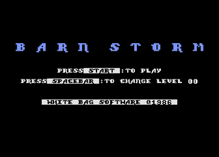 Atari GameBase Barn_Storm White_Bag_Software 1986