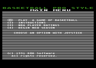 Atari GameBase Basketball_Pro_Style R_&_R_Software 1991