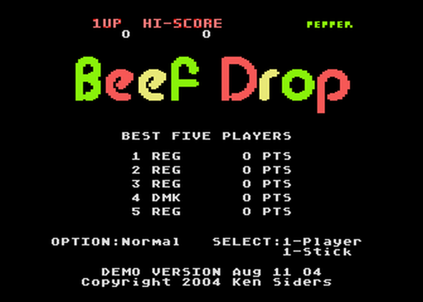 Atari GameBase Beef_Drop (No_Publisher) 2004