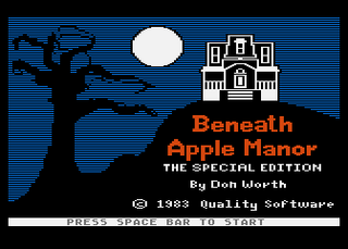 Atari GameBase Beneath_Apple_Manor Quality_Software 1983
