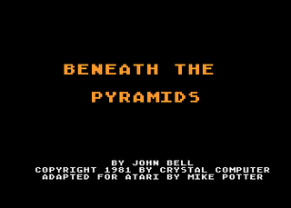 Atari GameBase Beneath_The_Pyramids_(1981) Crystalware 1981