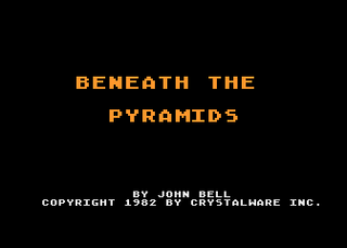 Atari GameBase Beneath_The_Pyramids_(1982) Crystalware 1982
