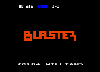 Atari GameBase Blaster Williams 1984