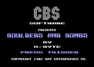 Atari GameBase Boulders_And_Bombs CBS_Software 1982
