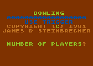 Atari GameBase Bowling (No_Publisher) 1981
