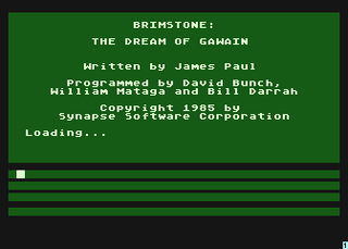 Atari GameBase Brimstone_-_The_Dream_Of_Gawain Synapse_Software 1985