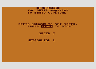 Atari GameBase Bumblbee Antic 1986