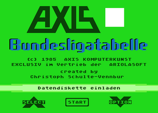 Atari GameBase Bundesligatabelle Ariola_(Germany) 1985