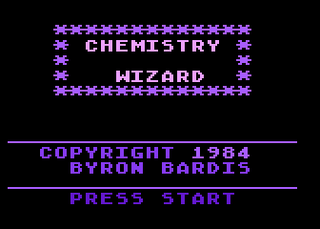 Atari GameBase Chemistry_Wizard Midwest_Computing 1984