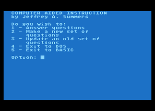 Atari GameBase Caics_-_Computer_Aided_Instruction_Construction_Set (No_Publisher)