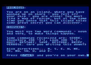 Atari GameBase Castaway ANALOG_Computing 1986