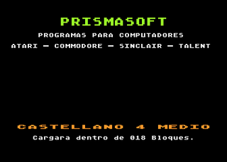 Atari GameBase Castellano_-_4°_Medio_-_Modulo_1 Prisma 1990