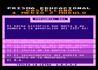 Atari GameBase Castellano_-_4°_Medio_-_Modulo_2 Prisma 1990