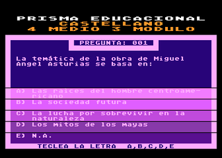 Atari GameBase Castellano_-_4°_Medio_-_Modulo_3 Prisma 1990