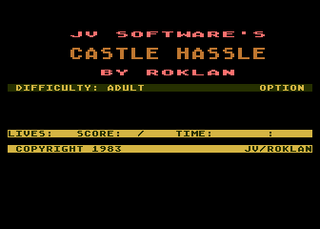 Atari GameBase Castle_Hassle Roklan_Corp 1983