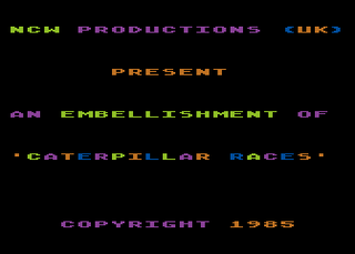 Atari GameBase Catepillar_Races NCW_Productions 1985