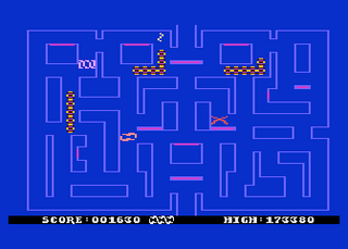 Atari GameBase Caterpiggle APX 1982