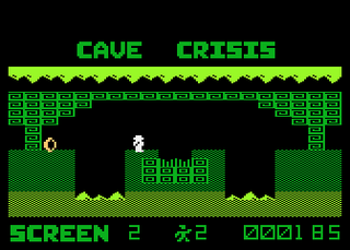 Atari GameBase Cave_Crisis Panda_Soft 1987