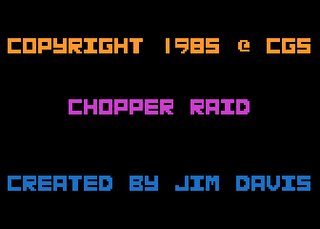Atari GameBase Chopper_Raid Completely_Grounded_Software 1985
