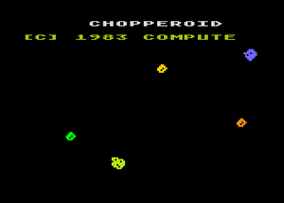 Atari GameBase Chopperoid Compute! 1983
