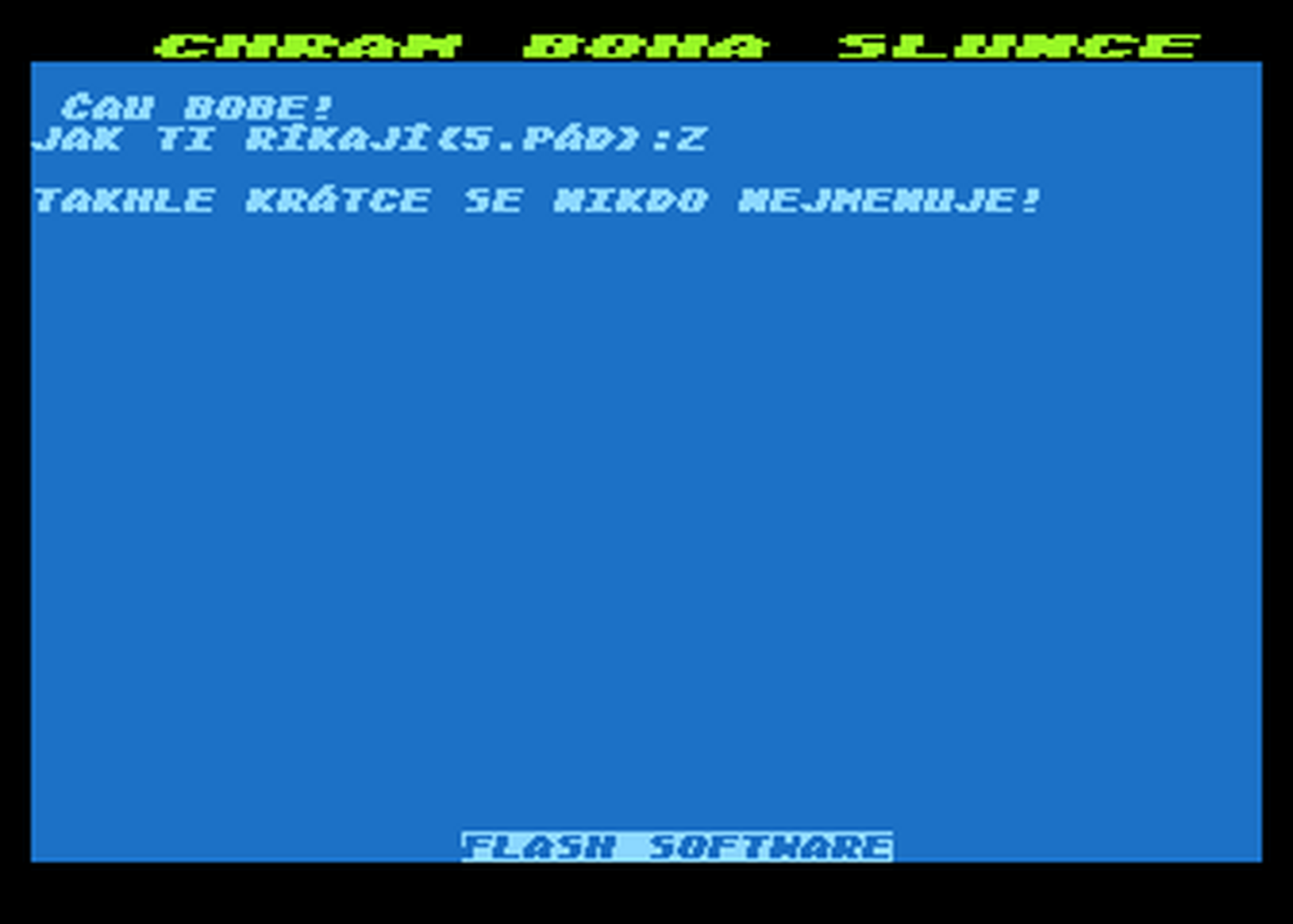 Atari GameBase Chram_Boha_Slunce Flash_Software 1990