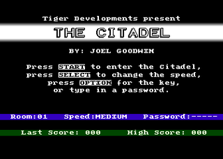 Atari GameBase Citadel,_The Tiger_Developments