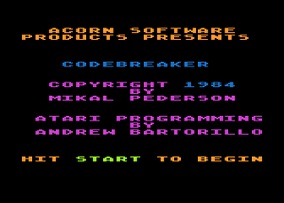 Atari GameBase Codebreaker Acorn_Software 1984