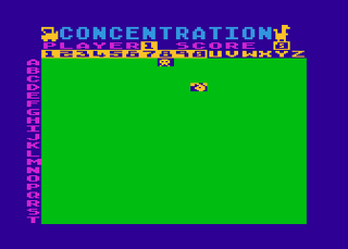 Atari GameBase Concentration Compute! 1981