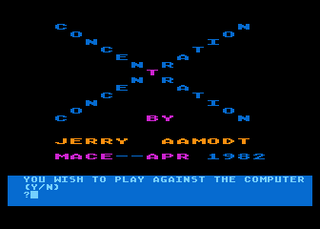 Atari GameBase Concentration Mace 1982
