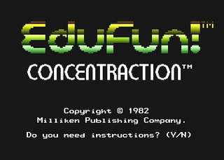 Atari GameBase Concentraction Milliken_Publishing_Company 1982