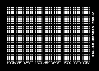 Atari GameBase Concentration Stack_Computer_Services 1983