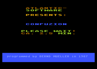 Atari GameBase Confuzion Atlantic_Software 1987