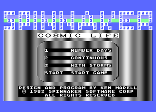 Atari GameBase Cosmic_Life Spinnaker_Software 1983