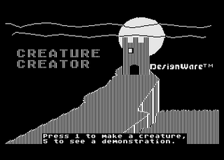 Atari GameBase Creature_Creator DesignWare 1983