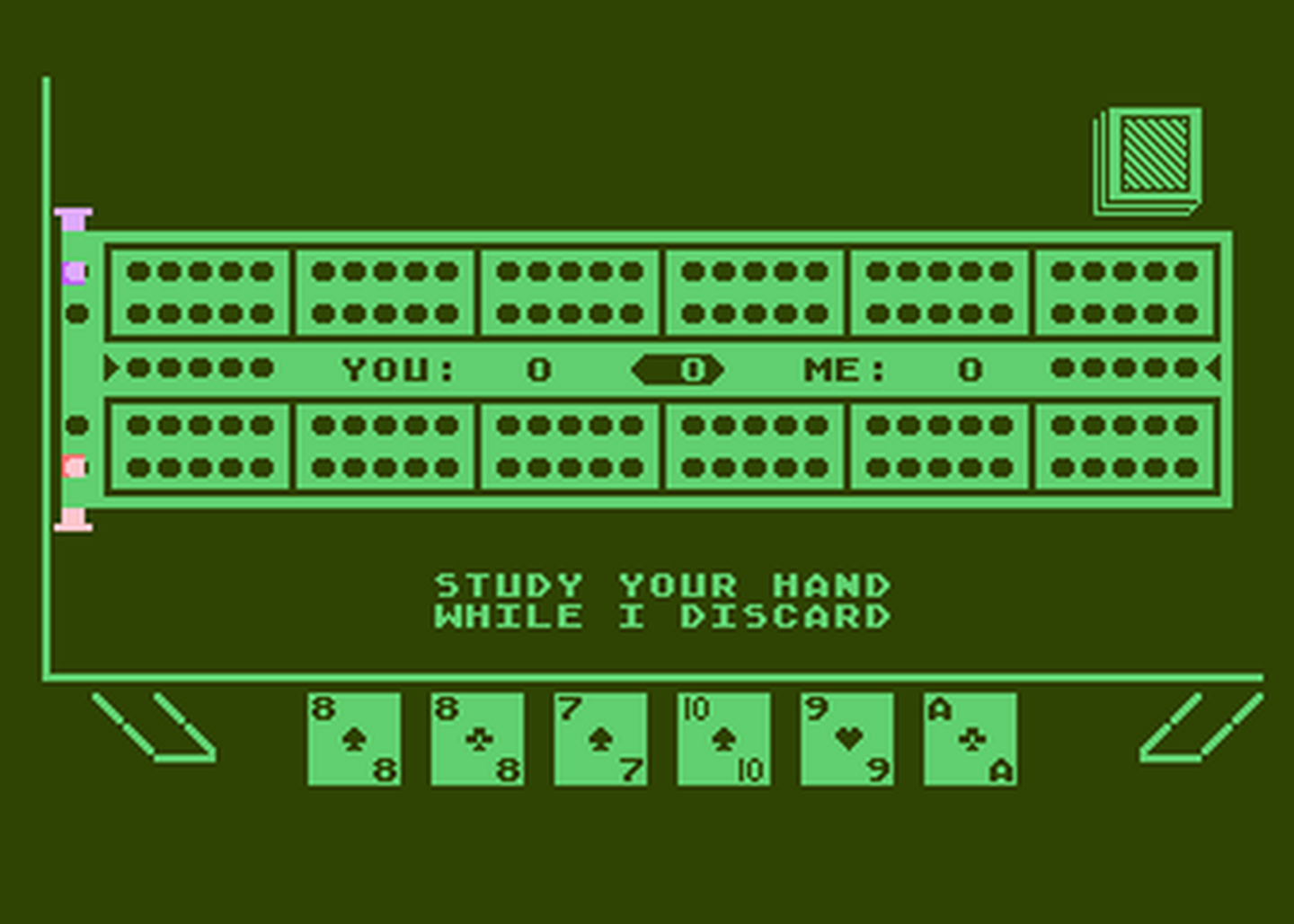 Atari GameBase Cribbage APX 1982
