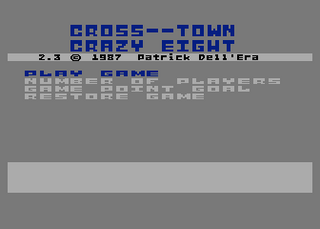 Atari GameBase Cross-Town_Crazy_Eight XLEnt_Software 1988