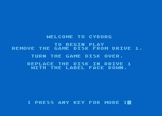 Atari GameBase Cyborg Sentient_Software 1982