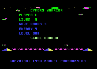 Atari GameBase Cyborg_Warrior Marcel_Programming 1990