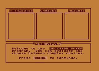 Atari GameBase Decision_Maker APX 1981