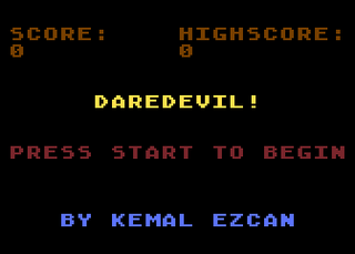 Atari GameBase Daredevil! Zong 1989