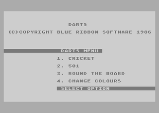 Atari GameBase Darts Blue_Ribbon_Software 1986