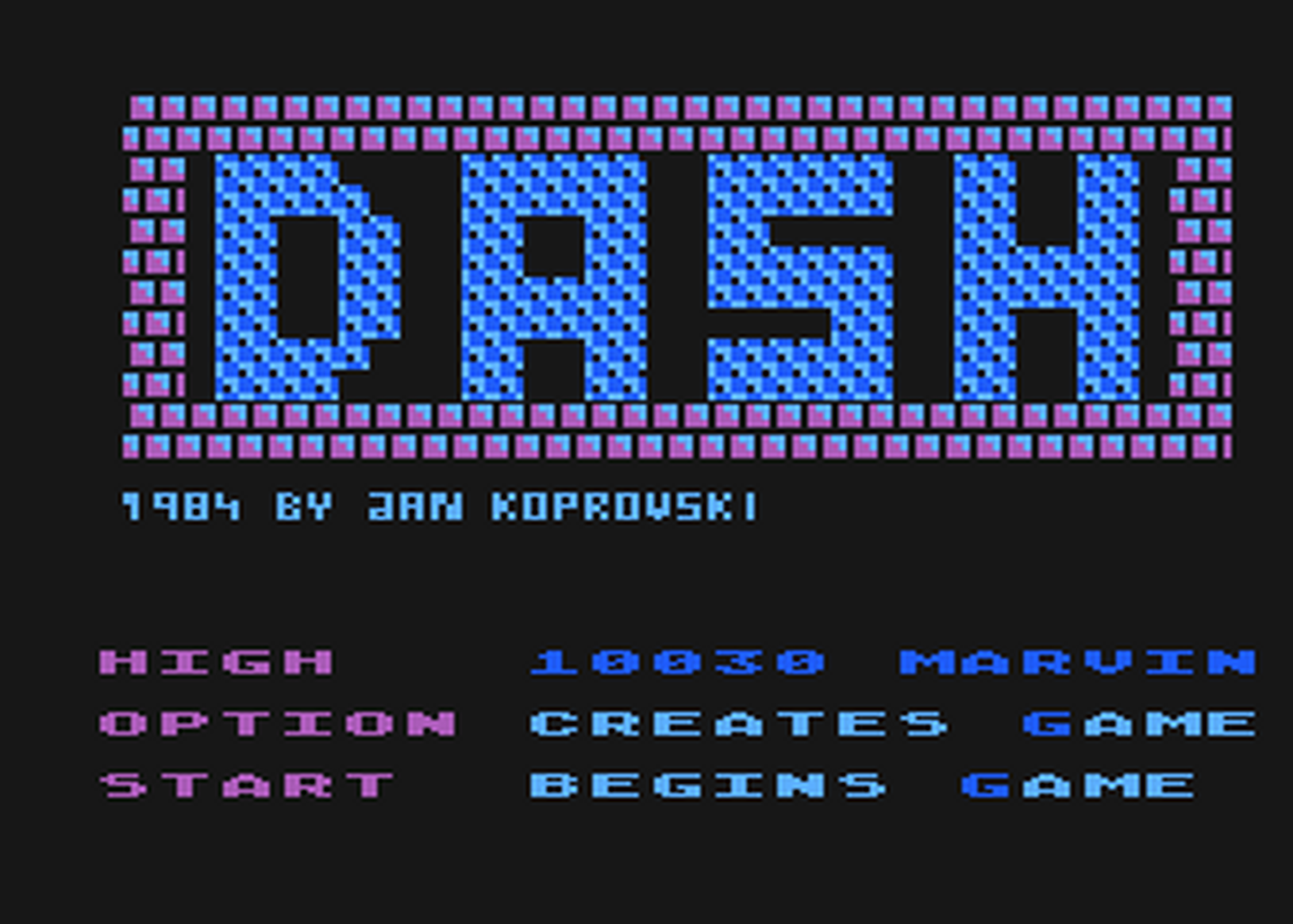 Atari GameBase Dash (No_Publisher) 1984